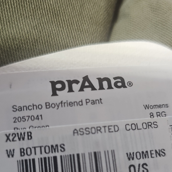 Prana Green Straight Leg Jeans Casual Style - Picture 2 of 4